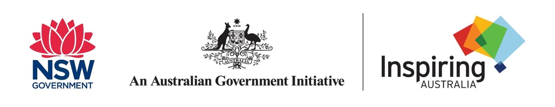 Logo lock up for Australian Government Inspiring Australia