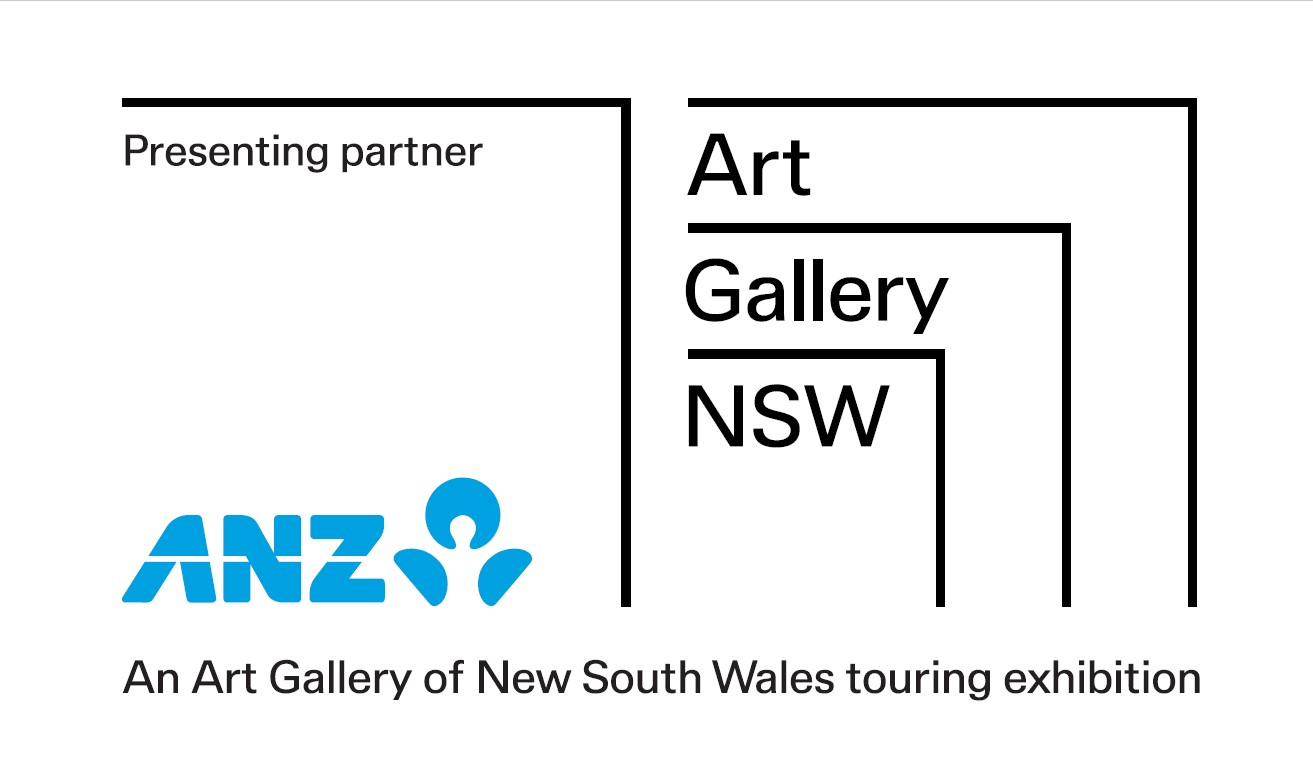 ANZ bank and Art Gallery NSW logos.