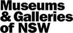 Black text logo of Museums & Galleries NSW