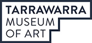 Black and white image showing 2015 Tarrawarra Museum of Art logo and name