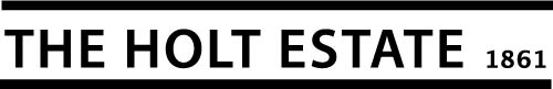 The Holt Estate 1861 logo in black and white.