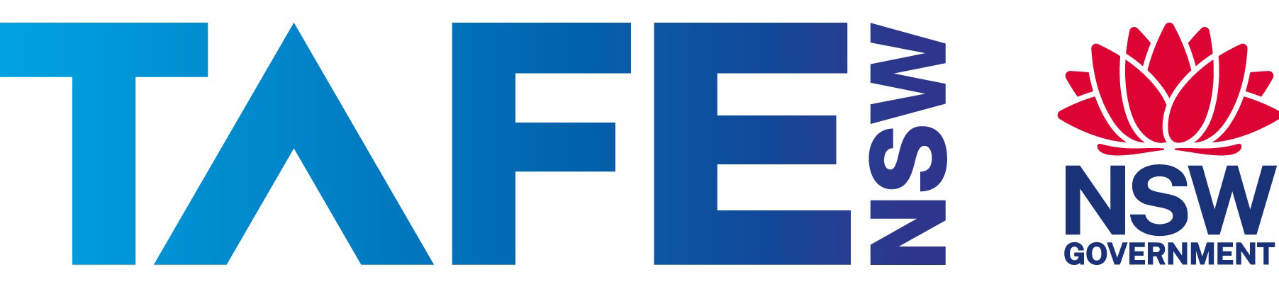 TAFE NSW Logo in blue